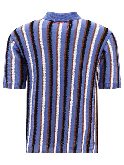 Shop Marni Crocheted Polo Shirt