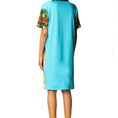 Shop Moschino Swim Swim Printed Cotton Dress