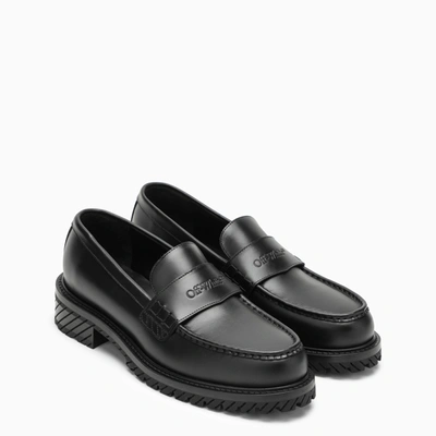 Shop Off-white Off White™ Black Military Loafer