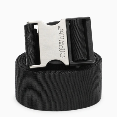 Shop Off-white Off White™ Long Tape 35 Black Belt