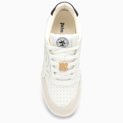 Shop Palm Angels Palm Beach Trainer In White Leather