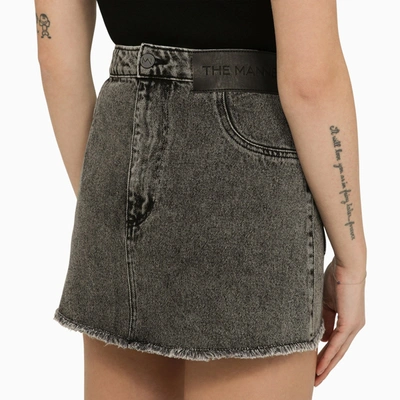 Shop The Mannei Malmo Denim Mini Skirt Inside Out