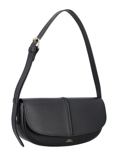 Shop Apc A.p.c. Betty Shoulder Bag In Black
