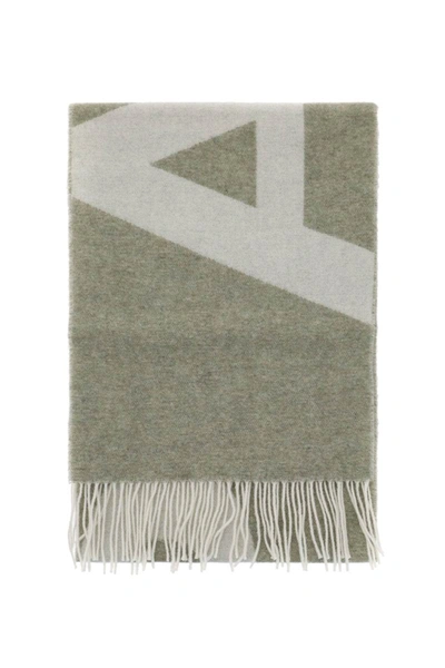 Shop Apc A.p.c. Malo Wool-blend Scarf In Green