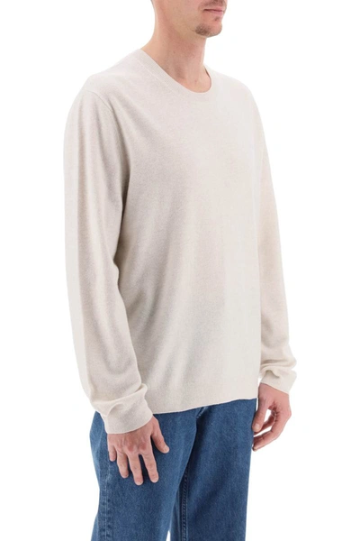 Shop Apc A.p.c. Matt Loose Fit Wool Sweater In Neutro