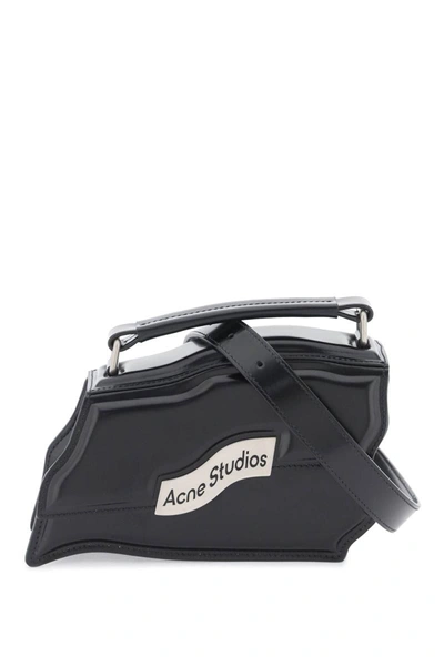 Shop Acne Studios Distortion Wavy Mini Bag In Black