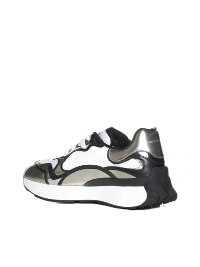 Shop Alexander Mcqueen Sneakers In White/beige/blk/sil