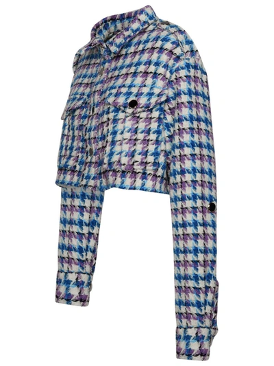 Shop Amen Multi Wool Blend Jacket In Multicolor