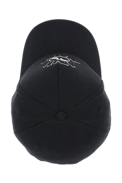 Shop Amiri Baseball Cap With Premier Record Embroidery In Black
