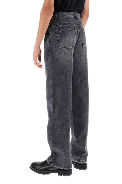 Shop Andersson Bell Wave Wide Leg Jeans In Grey