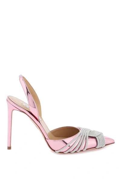 Shop Aquazzura Gatsby Slingback Pumps In Multicolor