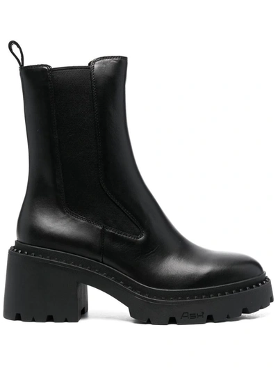 Shop Ash Nicostud01 Beatles Boots Shoes In Black