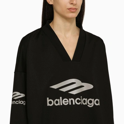 Shop Balenciaga 3b Sports Icon T-shirt In Black