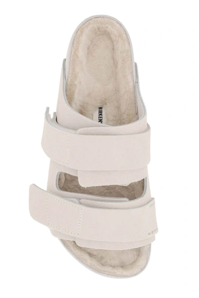 Shop Birkenstock X Tekla Uji Slides In White