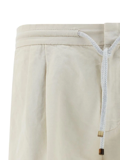 Shop Brunello Cucinelli Pants In Off White