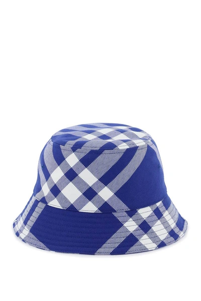 Shop Burberry Check Bucket Hat In Multicolor