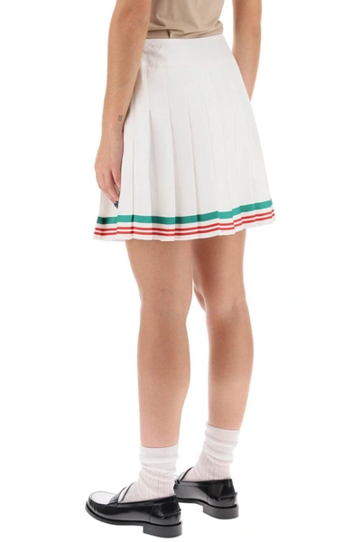 Shop Casablanca Casaway Tennis Mini Skirt In White