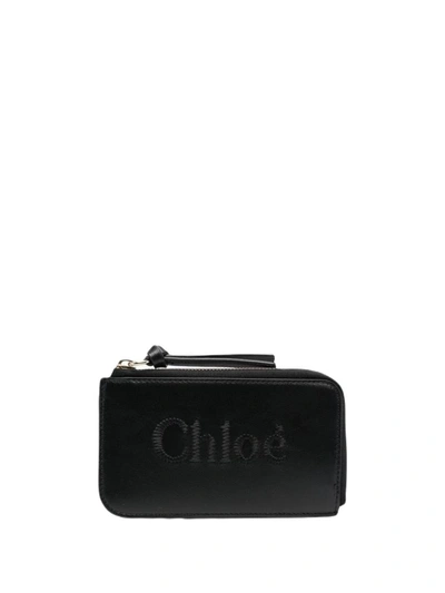 Shop Chloé Small Leather Goods In Black