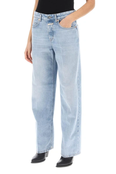 Shop Closed Loose Jeans With Tapered Cut In Blue