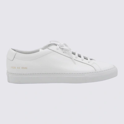 Shop Common Projects White Leather Original Achilles Sneakers