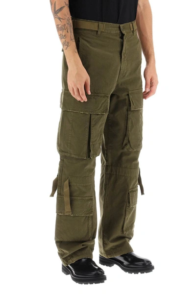 Shop Darkpark Julian Cargo Pants In Green