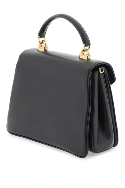 Shop Dolce & Gabbana Devotion Handbag In Black