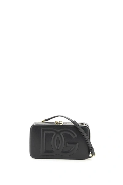 Shop Dolce & Gabbana Leather Camera Bag In Black