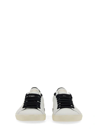Shop Dolce & Gabbana Leather Sneaker In White