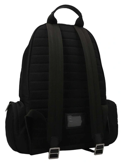 Shop Dolce & Gabbana Logo Nylon Backpack In Black