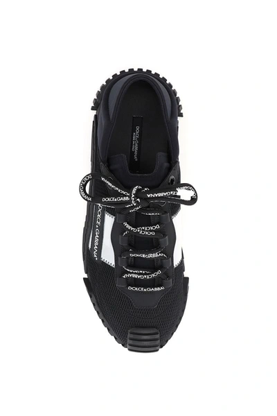 Shop Dolce & Gabbana Neoprene Ns1 Sneakers In Black