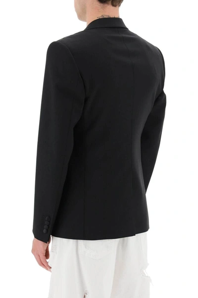 Shop Dolce & Gabbana Single-breasted Tuxedo Jacket In Black
