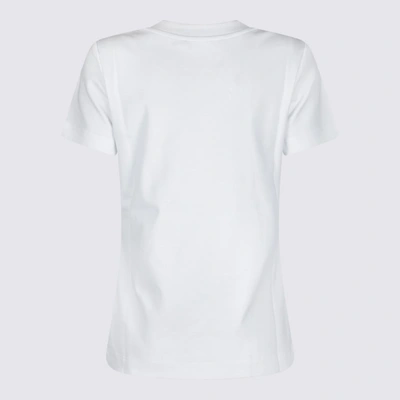 Shop Dolce & Gabbana White And Black Cotton T-shirt