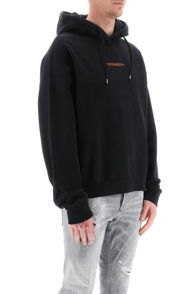 Shop Dsquared2 Cipro Fit Hoodie In Black