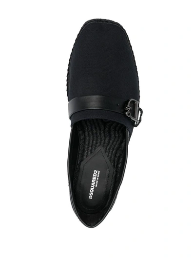 Shop Dsquared2 Flat Shoes In Ultra Black