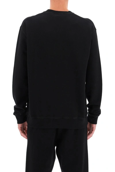 Shop Dsquared2 Icon Crew-neck Sweatshirt In Black