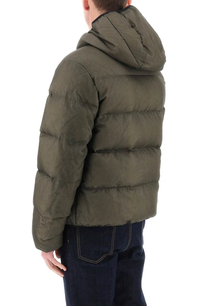 Shop Dsquared2 Ripstop Puffer Jacket In Green