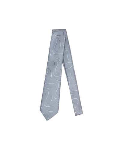 Shop Ea7 Emporio Armani Necktie In Grey