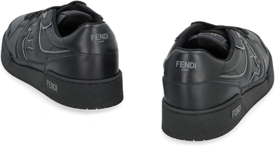 Shop Fendi Match Low-top Sneakers In Black