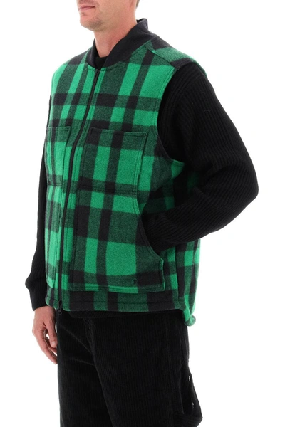 Shop Filson Mackinaw Wool Vest In Multicolor