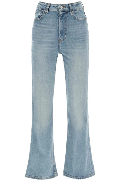 Shop Ganni Bootcut Jeans In Blue
