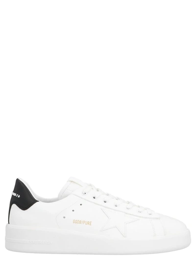 Shop Golden Goose 'purestar' Sneakers In White/black