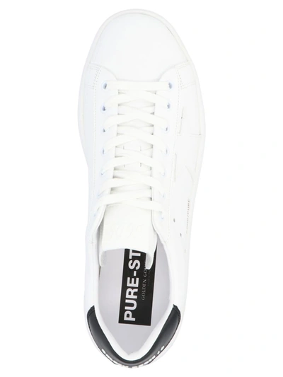 Shop Golden Goose 'purestar' Sneakers In White/black