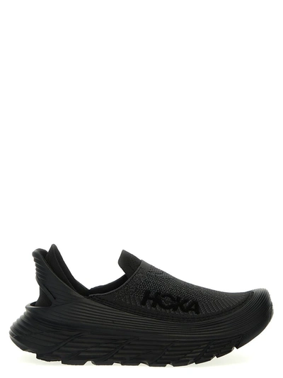 Shop Hoka 'restore Tc' Sneakers In Black