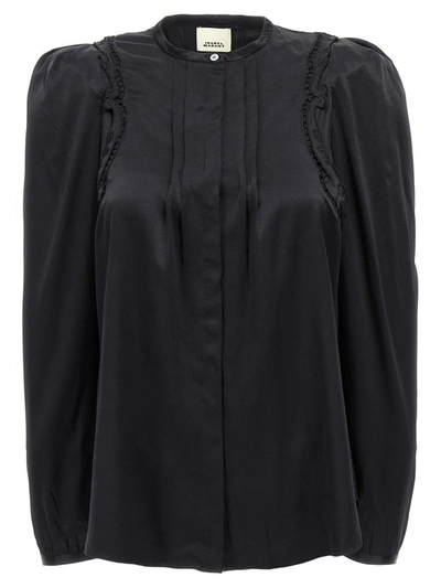 Shop Isabel Marant 'joanea' Shirt In Black