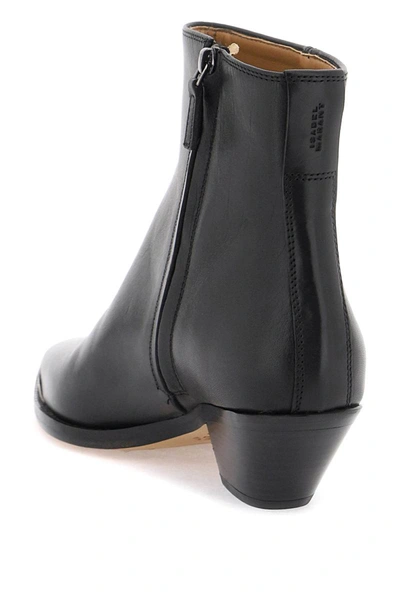 Shop Isabel Marant Adnae Ankle Boots In Black