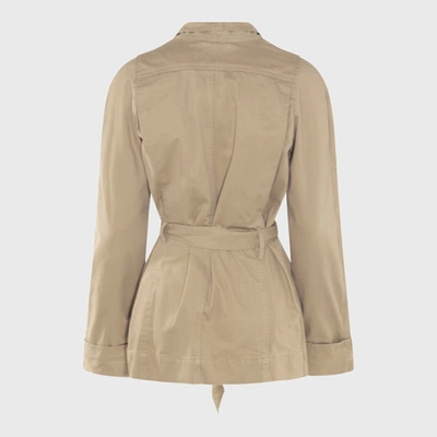 Shop Isabel Marant Beige Cotton Loetiza Casual Jacket