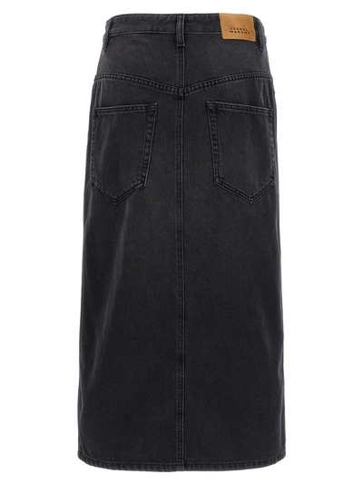 Shop Isabel Marant Étoile 'vandy' Skirt In Black