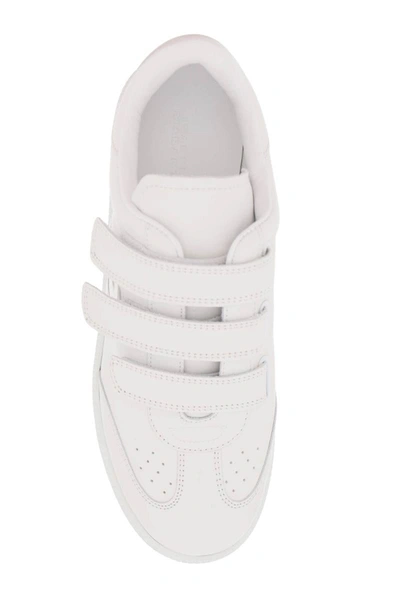 Shop Isabel Marant Étoile Isabel Marant Etoile Beth Leather Sneakers In White