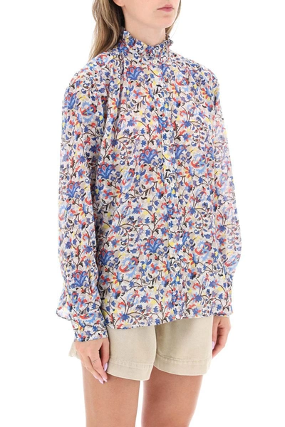 Shop Isabel Marant Étoile Isabel Marant Etoile Organic Cotton 'gamble' Shirt In Multicolor