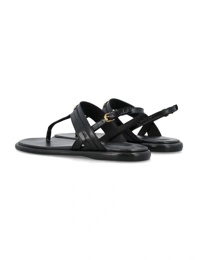 Shop Isabel Marant Nya Thong Sandals In Black